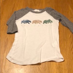 Girls Full Tilt California3/4 sleeve Tee S